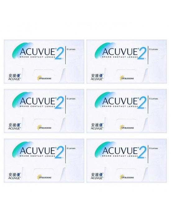安視優二週拋隱形眼鏡【6片裝】6盒組 安視優二週拋隱形眼鏡【6片裝】6盒組