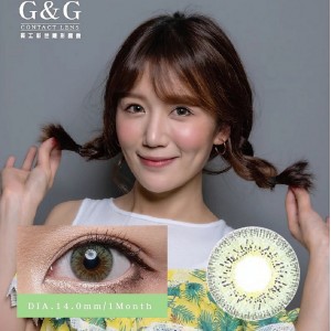 G&G〈混血系列〉彩色月彩拋隱形眼鏡【1片裝】2盒 G&G〈混血系列〉彩色月彩拋隱形眼鏡【1片裝】2盒