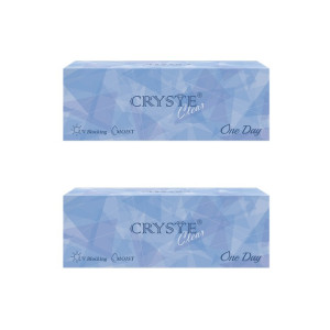 晶瞳〈CRYSTE〉透明日拋隱形眼鏡【30片裝】2盒 晶瞳〈CRYSTE〉透明日拋隱形眼鏡【30片裝】2盒