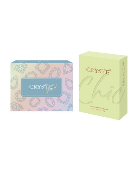 晶瞳〈CRYSTE〉彩色月拋隱形眼鏡【1片裝】2盒 晶瞳〈CRYSTE〉彩色月拋隱形眼鏡【1片裝】2盒