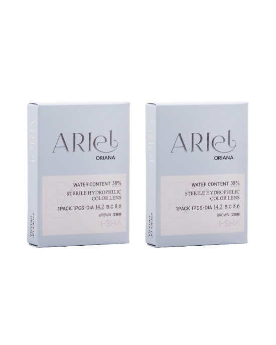 I-SHA愛依莎〈Ariel〉彩色隱形眼鏡【1片裝】2盒 I-SHA愛依莎〈Ariel〉彩色隱形眼鏡【1片裝】2盒