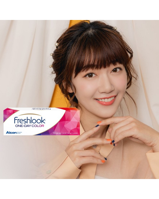 愛爾康FRESHLOOK®〈睛艷〉彩色日拋隱形眼鏡【10片裝】5盒送1盒共6盒