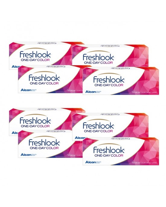 愛爾康FRESHLOOK®〈睛艷系列〉彩色日拋隱形眼鏡【10片裝】8盒組 愛爾康FRESHLOOK®〈睛艷系列〉彩色日拋隱形眼鏡【10片裝】8盒組