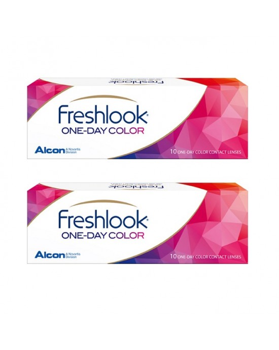 愛爾康FRESHLOOK®〈睛艷〉彩色日拋隱形眼鏡【10片裝】2盒