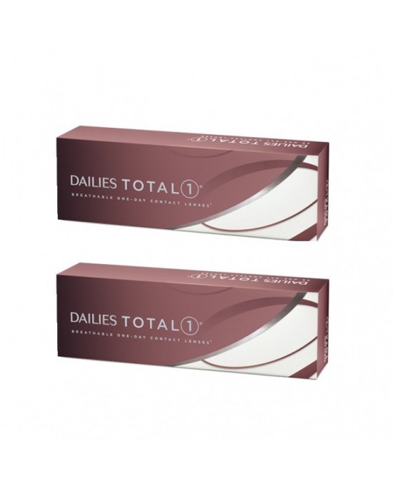 愛爾康DAILIES TOTAL1〈全涵氧〉日拋隱形眼鏡【30片裝】2盒 愛爾康DAILIES TOTAL1〈全涵氧〉日拋隱形眼鏡【30片裝】2盒