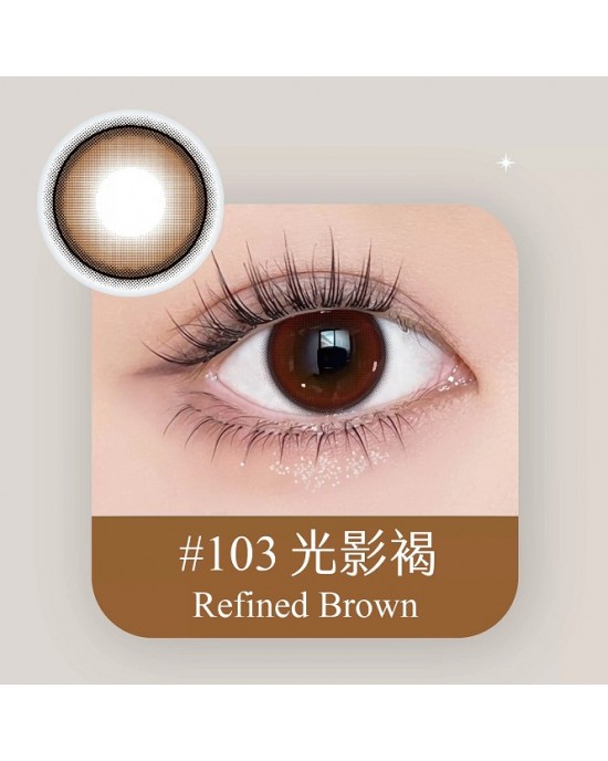 睿視能〈refrear〉矽水膠彩色日拋隱形眼鏡【10片裝】2盒