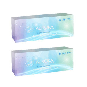 歐若拉〈淨透潤〉抗紫外線日拋隱形眼鏡【30片裝】2盒 歐若拉〈淨透潤〉抗紫外線日拋隱形眼鏡【30片裝】2盒