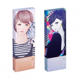 菲士康〈插畫〉彩色日拋隱形眼鏡【10片裝】2盒 菲士康〈插畫〉彩色日拋隱形眼鏡【10片裝】2盒