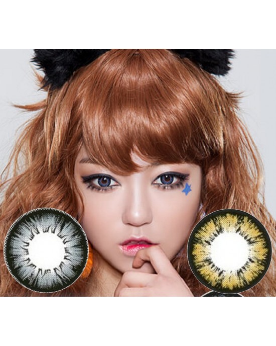 GEO〈Holicat〉系列彩色月拋隱形眼鏡【1片瓶裝】2瓶 GEO〈Holicat〉系列彩色月拋隱形眼鏡【1片瓶裝】2瓶