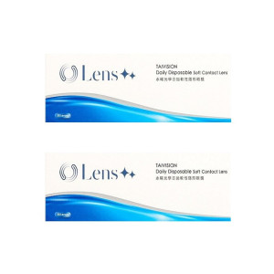 Lens++水藍軟式隱形眼鏡【30片裝】2盒 Lens++水藍軟式隱形眼鏡【30片裝】2盒