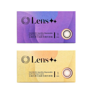 Lens++〈星辰〉彩色月拋軟式隱形眼鏡【1片裝】2盒 Lens++〈星辰〉彩色月拋軟式隱形眼鏡【1片裝】2盒