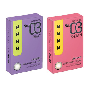 Lensme〈可視瞳〉彩色隱形眼鏡【2片裝】2盒加送120ml藥水 Lensme〈可視瞳〉彩色隱形眼鏡【2片裝】2盒加送120ml藥水