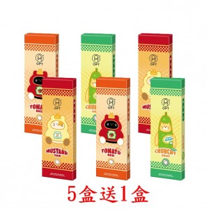 OPT〈玩食系列〉彩色日拋隱形眼鏡【10片裝】5盒送1盒共6盒