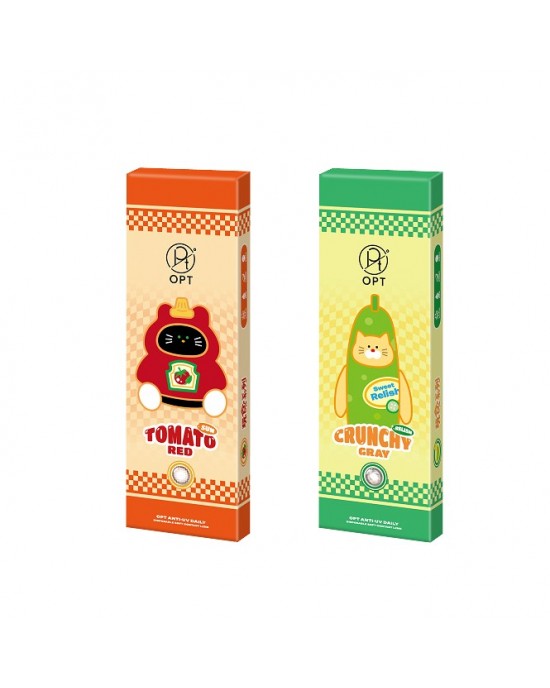 OPT〈玩食系列〉彩色日拋隱形眼鏡【10片裝】2盒