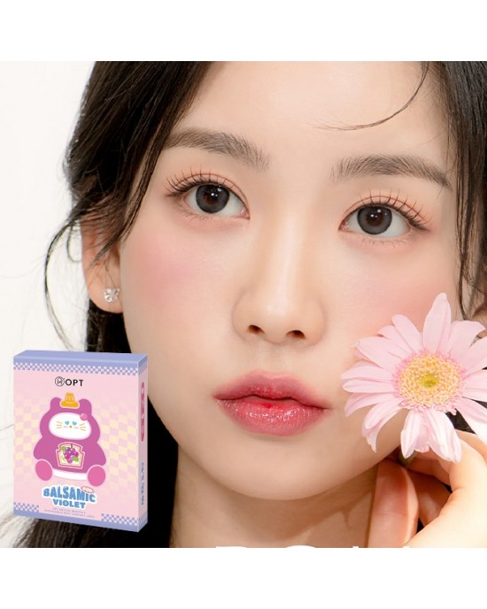 OPT〈玩食系列〉彩色月拋隱形眼鏡【2片裝】4盒送2盒共6盒
