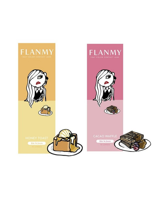 晶碩〈FLANMY〉芙蕾迷彩色日拋【10片裝】2盒 晶碩〈FLANMY〉芙蕾迷彩色日拋【10片裝】2盒