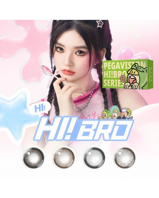 晶碩〈HI BRO〉彩色月拋隱形眼鏡【2片裝】2盒 晶碩〈HI BRO〉彩色月拋隱形眼鏡【2片裝】2盒