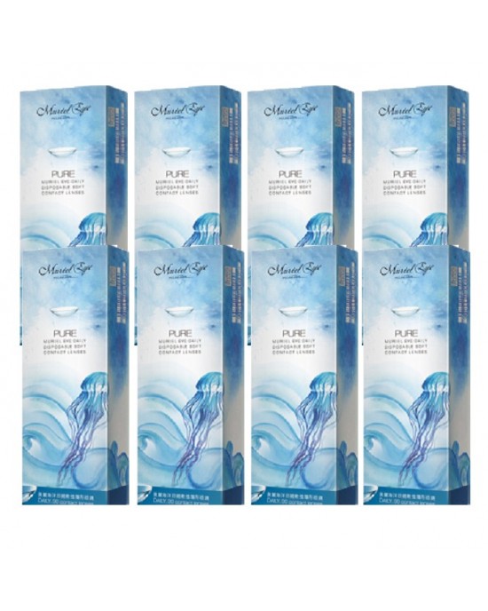 晶碩〈美麗海洋PURE〉日拋隱形眼鏡【30片裝】8盒組 晶碩〈美麗海洋PURE〉日拋隱形眼鏡【30片裝】8盒組