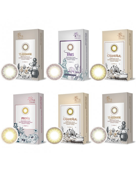 晶碩〈KAORI香水〉彩色月拋隱形眼鏡【3片裝】6盒 晶碩〈KAORI香水〉彩色月拋隱形眼鏡【3片裝】6盒