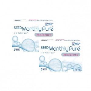 實瞳〈京櫻〉月拋軟性隱形眼鏡【1片裝】2盒加贈水盒乙個