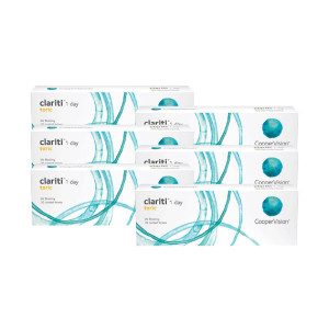 酷柏〈珂朗清〉矽水膠散光日拋隱形眼鏡【30片裝】6盒組 酷柏〈珂朗清〉矽水膠散光日拋隱形眼鏡【30片裝】6盒組