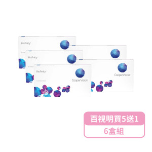 酷柏〈佰視明〉軟性隱形眼鏡【6片裝】6盒組 酷柏〈佰視明〉軟性隱形眼鏡【6片裝】6盒組