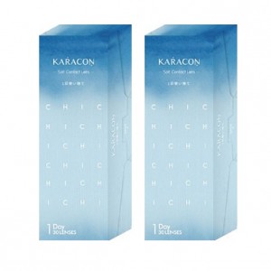 KARACON 38%one day 卡拉瞳日拋隱形眼鏡【30片裝】2盒 KARACON 38%one day 卡拉瞳日拋隱形眼鏡【30片裝】2盒