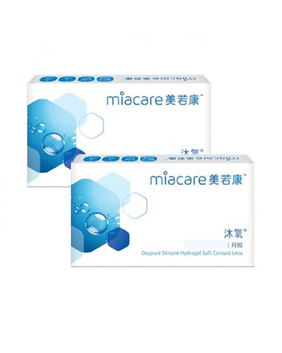 美若康〈沐氧〉高透氧矽水膠月拋隱形眼鏡【2片裝】2盒 美若康〈沐氧〉高透氧矽水膠月拋隱形眼鏡【2片裝】2盒