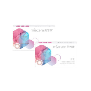美若康〈告白〉矽水膠彩色月拋隱形眼鏡【1片裝】2盒 美若康〈告白〉矽水膠彩色月拋隱形眼鏡【1片裝】2盒