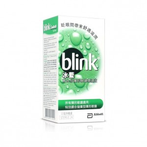 嬌生冰藍BLINK高分子隱形眼鏡濕潤液【10ML】 嬌生冰藍BLINK高分子隱形眼鏡濕潤液【10ML】