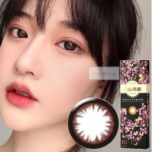 高視能〈摩卡鑽石〉彩色日拋隱形眼鏡【10片裝】2盒