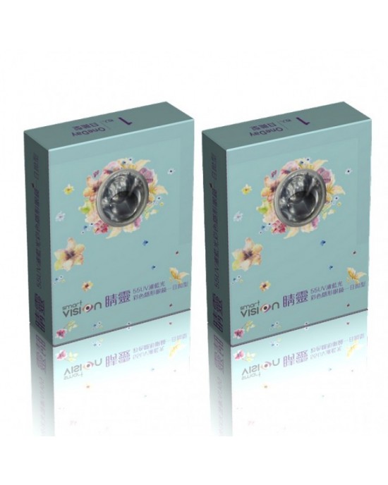 視茂睛靈〈濾藍光〉彩色月拋隱形眼鏡【1片裝】2盒 視茂睛靈〈濾藍光〉彩色月拋隱形眼鏡【1片裝】2盒